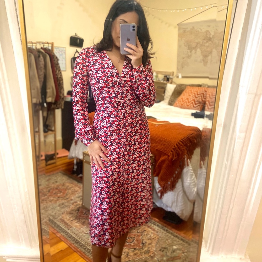 Floral Mid Dress